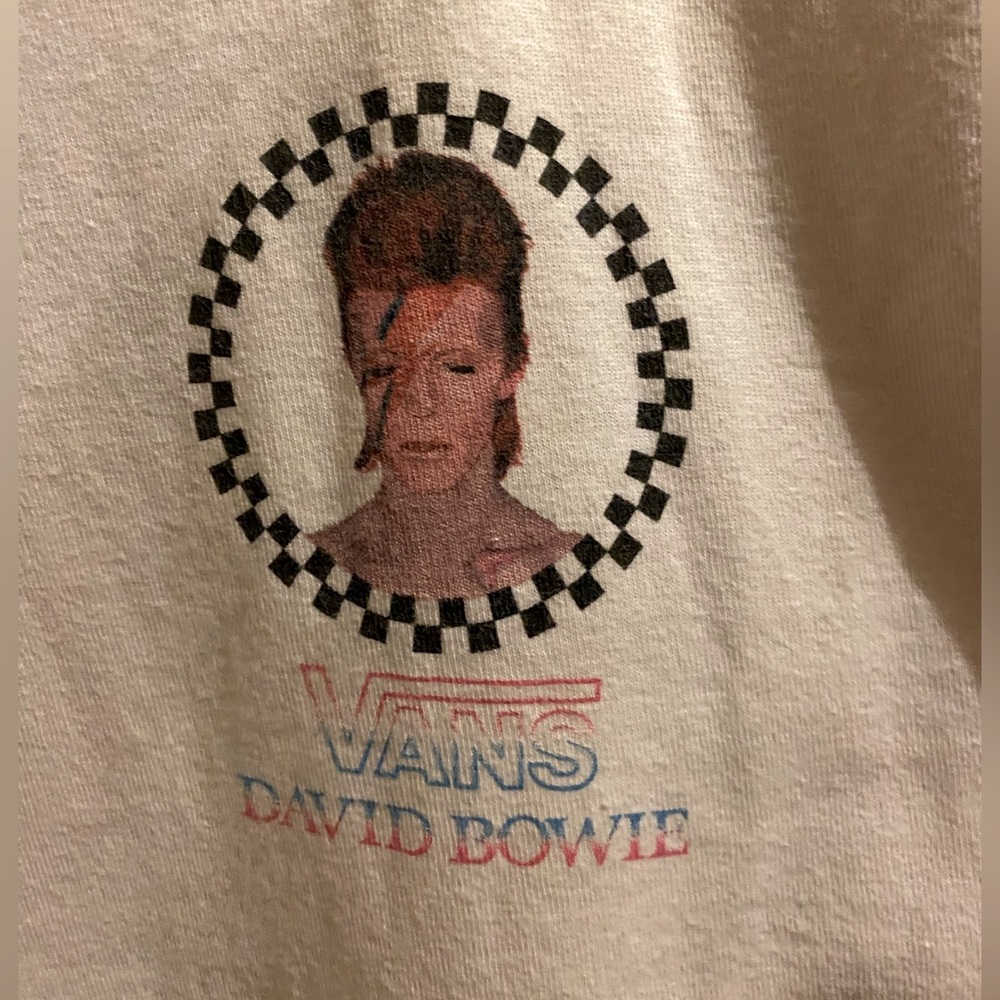 Vans x David Bowie tshirt